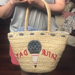 Straw bag